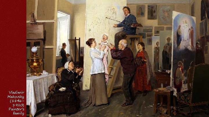 Vladimir Makovsky (18461920) Painter's family 