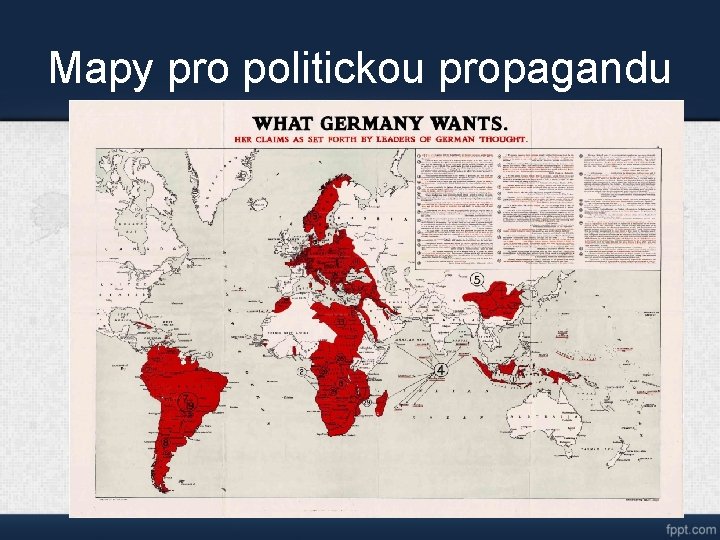 Mapy pro politickou propagandu 