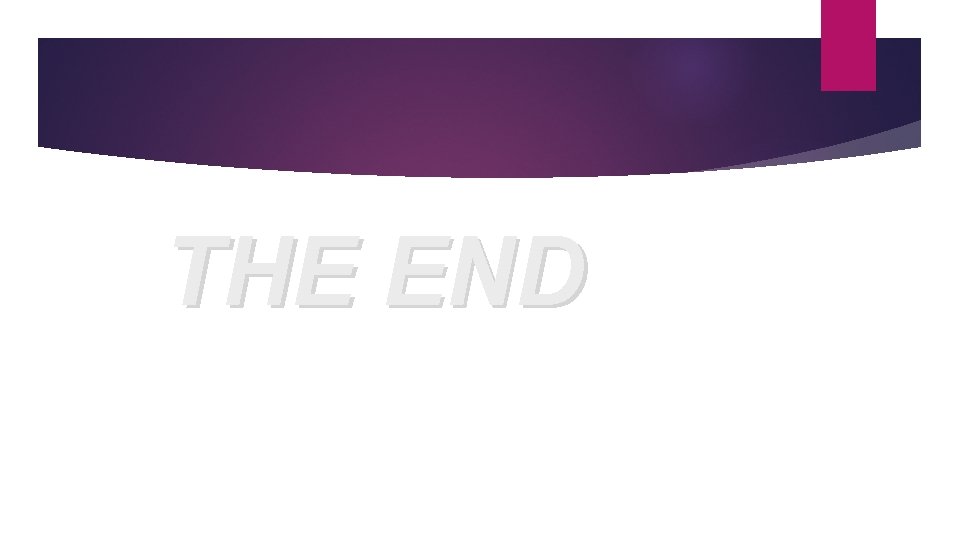 THE END 