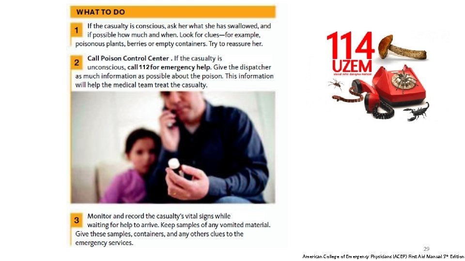 29 American College of Emergency Physicians (ACEP) First Aid Manual 5 th Edition 