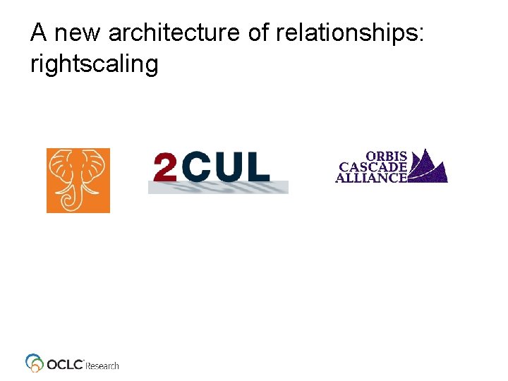 A new architecture of relationships: rightscaling 