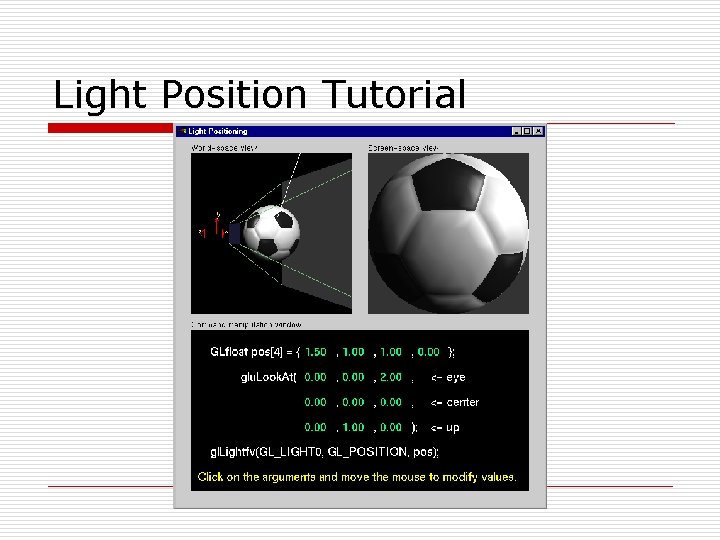 Light Position Tutorial 