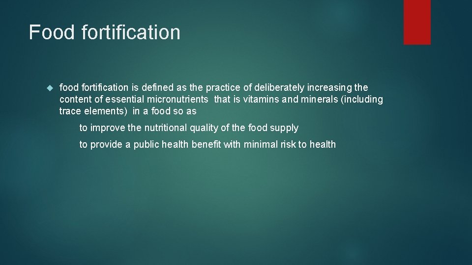 Micronutrient malnutrition a public health problem FUNCTIONAL FOOD