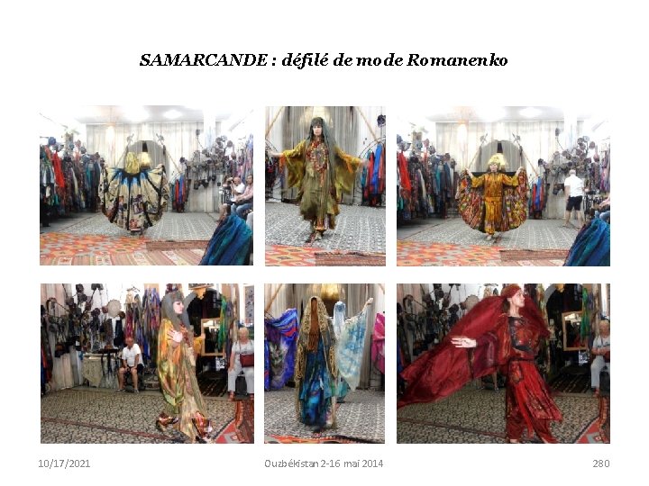 SAMARCANDE : défilé de mode Romanenko 10/17/2021 Ouzbékistan 2 -16 mai 2014 280 