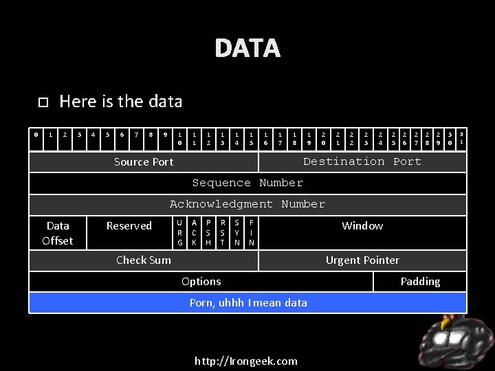 DATA Here is the data 0 1 2 3 4 5 6 7 8