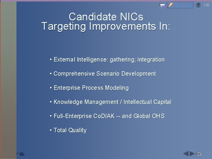2 3 4 Candidate NICs Targeting Improvements In: Objective Capability Infrastructur e Augmentati on