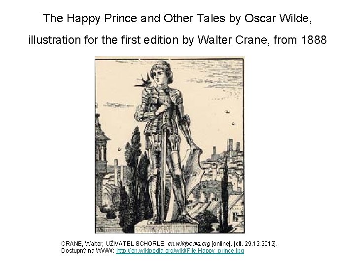 The Happy Prince and Other Tales by Oscar Wilde, illustration for the first edition
