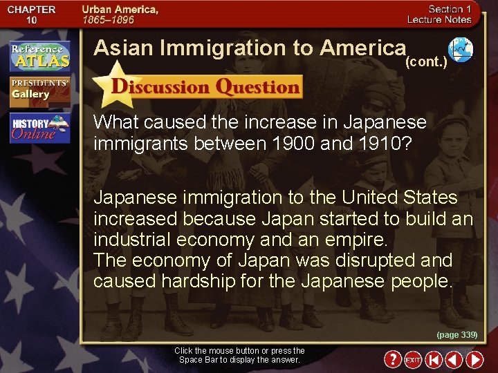 Asian Immigration to America (cont. ) What caused the increase in Japanese immigrants between