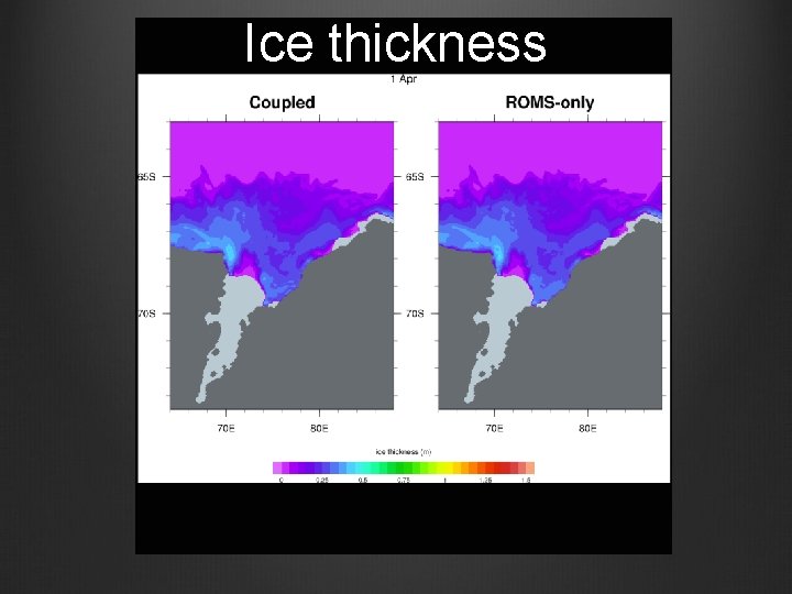 Ice thickness 