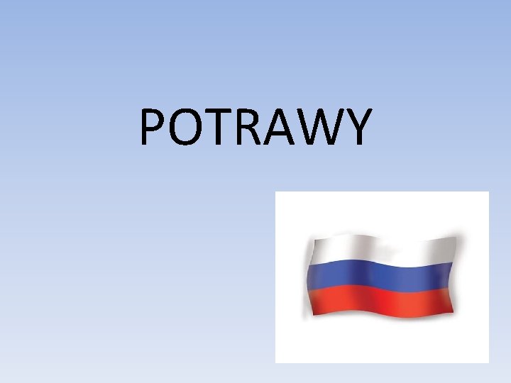 POTRAWY 