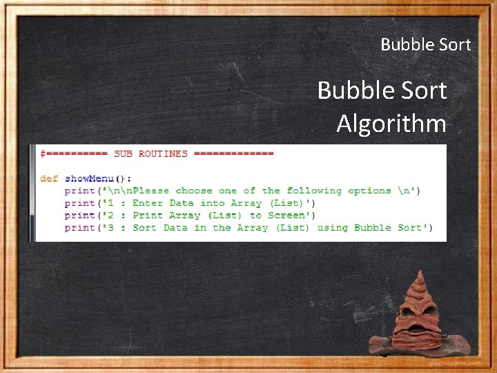 Bubble Sort Algorithm 