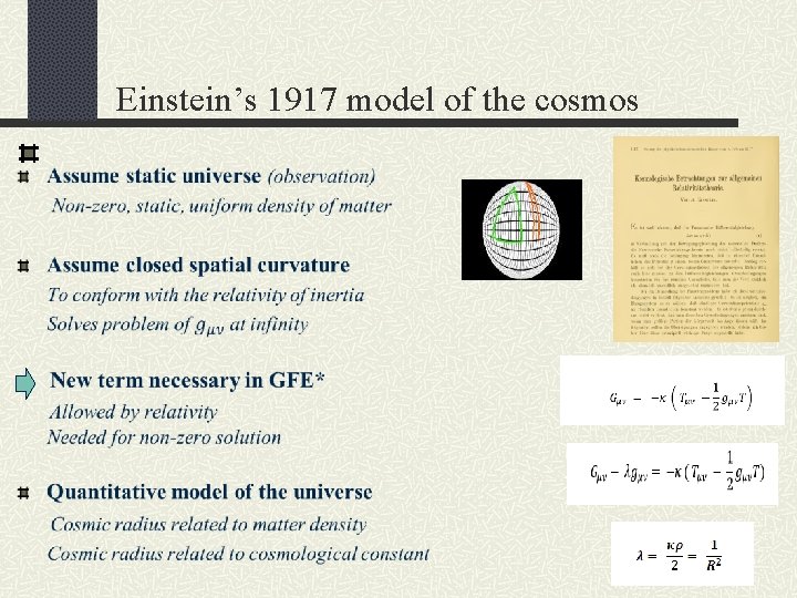 Einstein’s 1917 model of the cosmos 