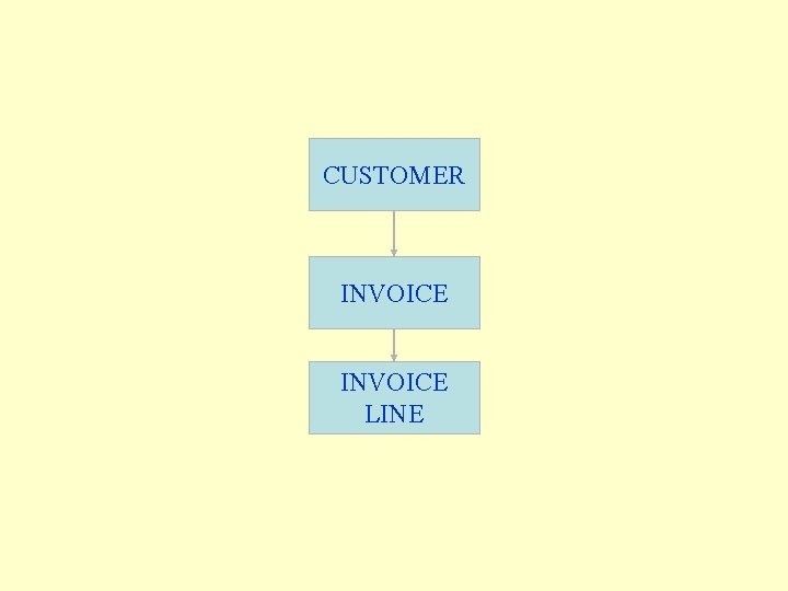 CUSTOMER INVOICE LINE CUSTOMER INVOICE LINE