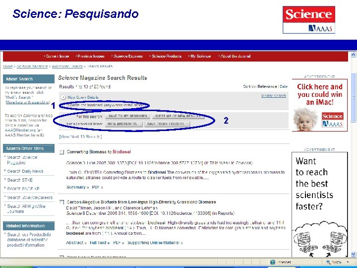 Science: Pesquisando 1 2 