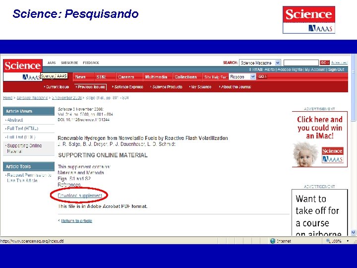 Science: Pesquisando 