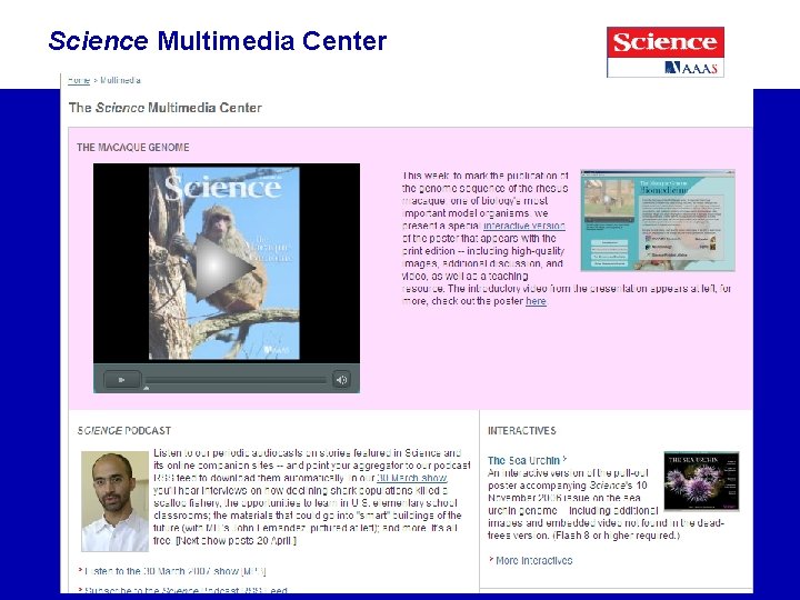 Science Multimedia Center 