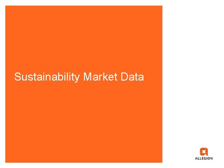 Sustainability Market Data 