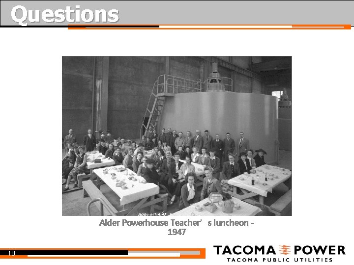 Questions Alder Powerhouse Teacher’s luncheon 1947 18 