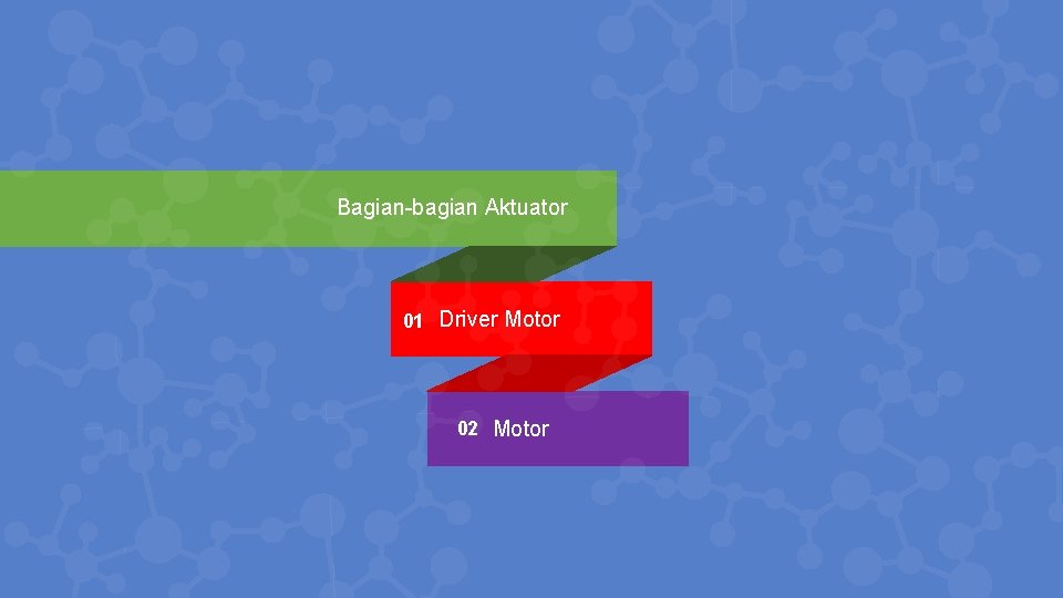 Bagian-bagian Aktuator 01 Driver Motor 02 Motor 