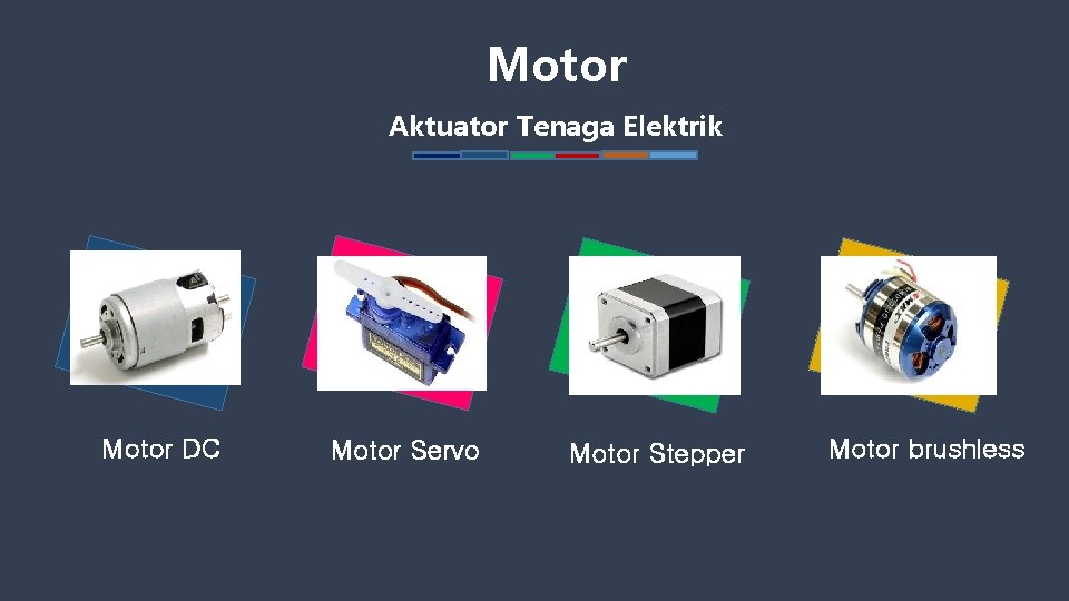 Motor Aktuator Tenaga Elektrik Motor DC Motor Servo Motor Stepper Motor brushless 