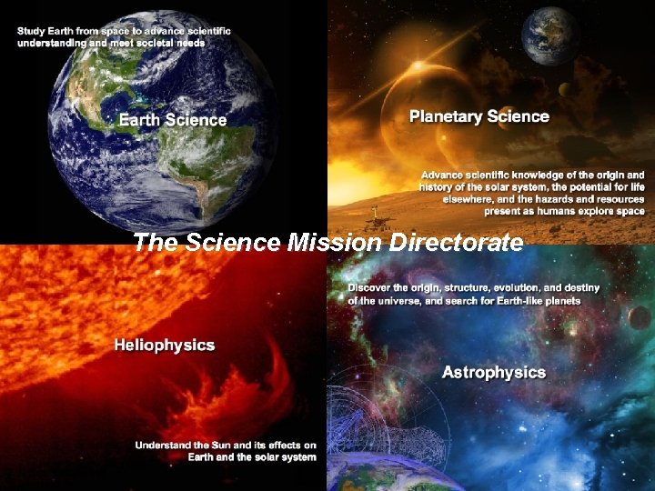 The Science Mission Directorate 