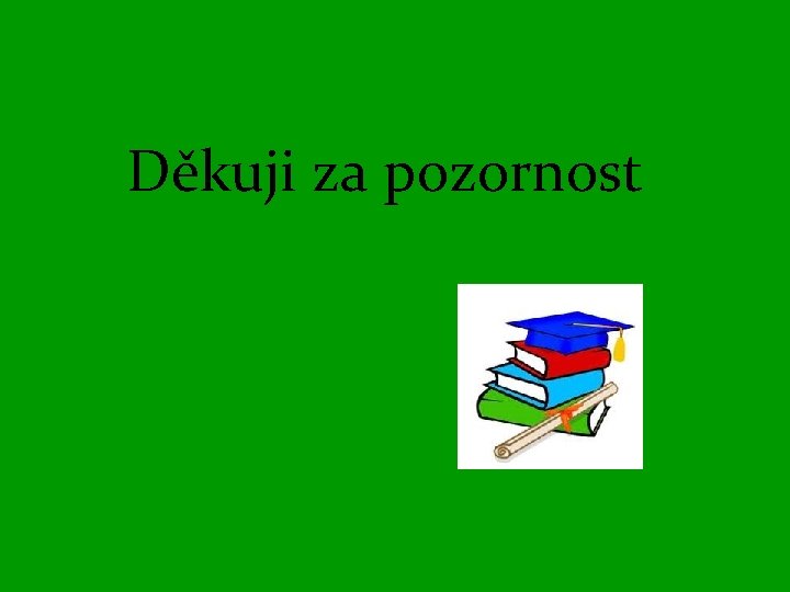 Děkuji za pozornost 