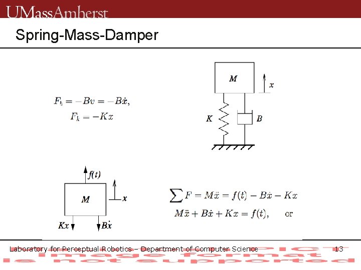 Spring-Mass-Damper Laboratory for Perceptual Robotics – Department of Computer Science 13 