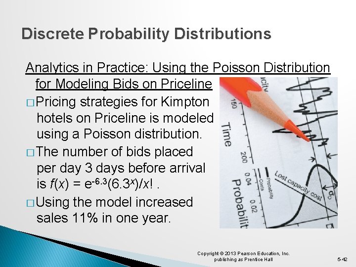 Discrete Probability Distributions Analytics in Practice: Using the Poisson Distribution for Modeling Bids on