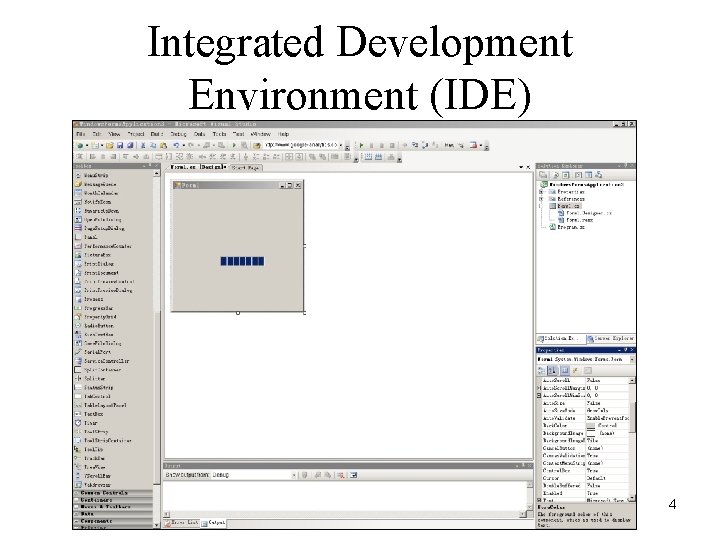 Integrated Development Environment (IDE) 4 Integrated Development Environment (IDE) 4