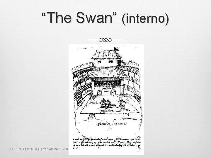 “The Swan” (interno) Culture Teatrali e Performative 17 -18 