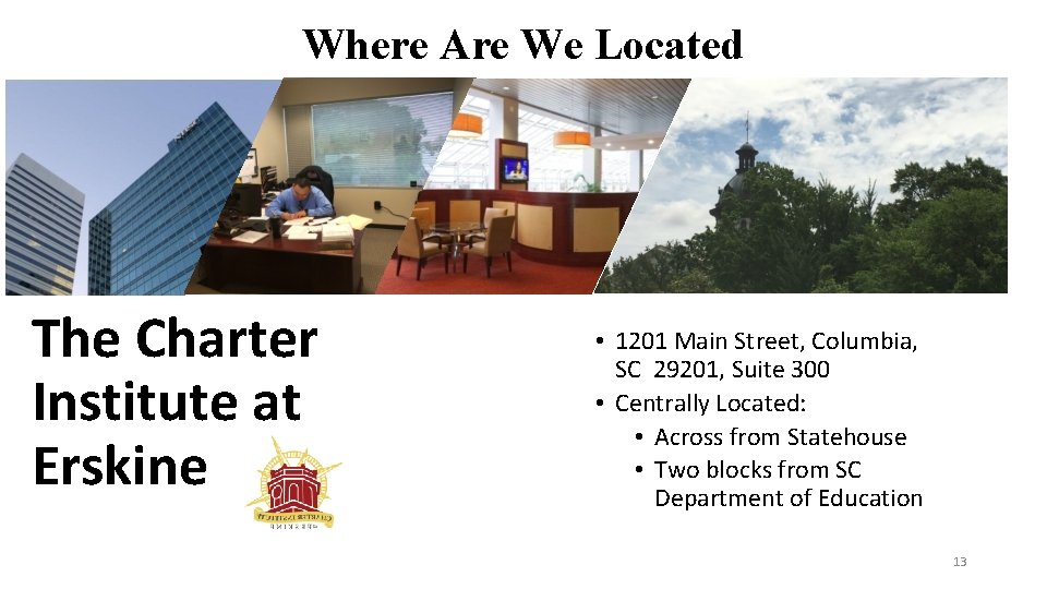 Where Are We Located • New Office located at 1201 Main St, Columbia, SC