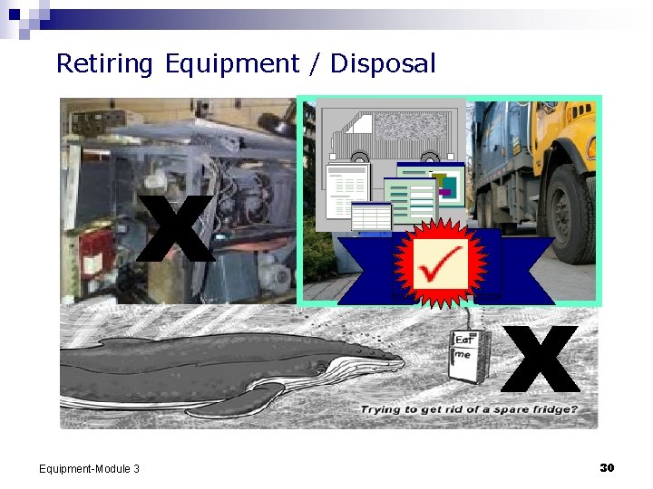 Retiring Equipment / Disposal Equipment-Module 3 30 