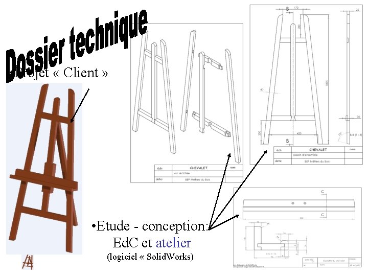  • Projet « Client » • Etude - conception: Ed. C et atelier