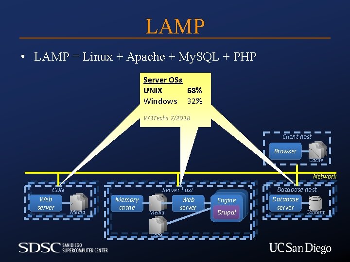 LAMP • LAMP = Linux + Apache + My. SQL + PHP Server OSs