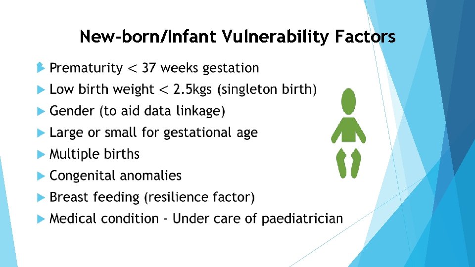 New-born/Infant Vulnerability Factors 