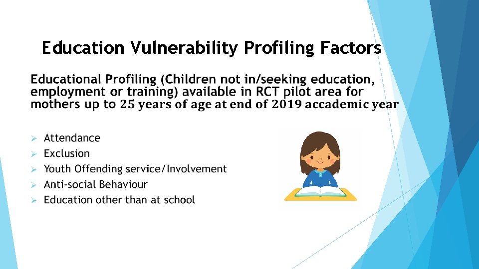 Education Vulnerability Profiling Factors 