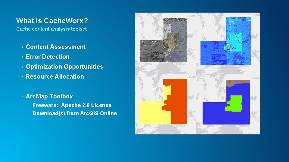 What is Cache. Worx? Cache content analysis toolset • Content Assessment • Error Detection