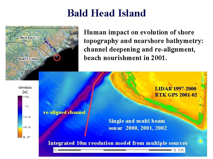 Bald Head Island v r. R ea e. F ap C Human impact on