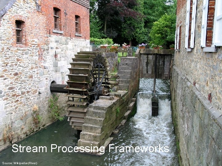 Stream Processing Frameworks Source: Wikipedia (River) 