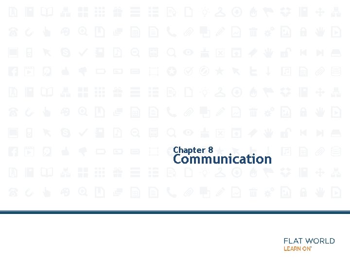 Chapter 8 Communication 