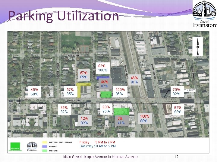Parking Utilization 67% 85% 45% 60% 82% 100% 44% 82% 57% 85% 46% 91%