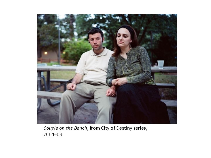 Couple on the Bench, from City of Destiny series, 2004– 09 