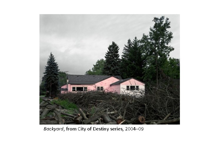 Backyard, from City of Destiny series, 2004– 09 