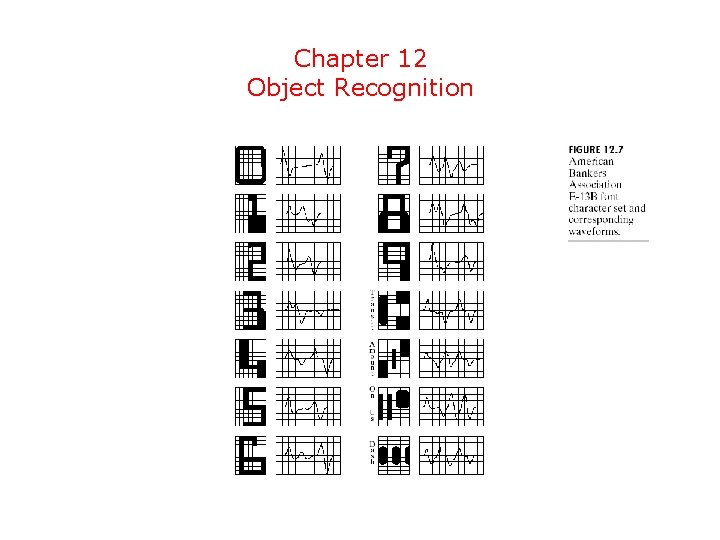 Chapter 12 Object Recognition 