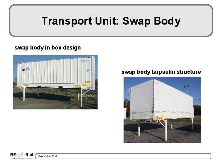 Transport Unit: Swap Body swap body in box design swap body tarpaulin structure September