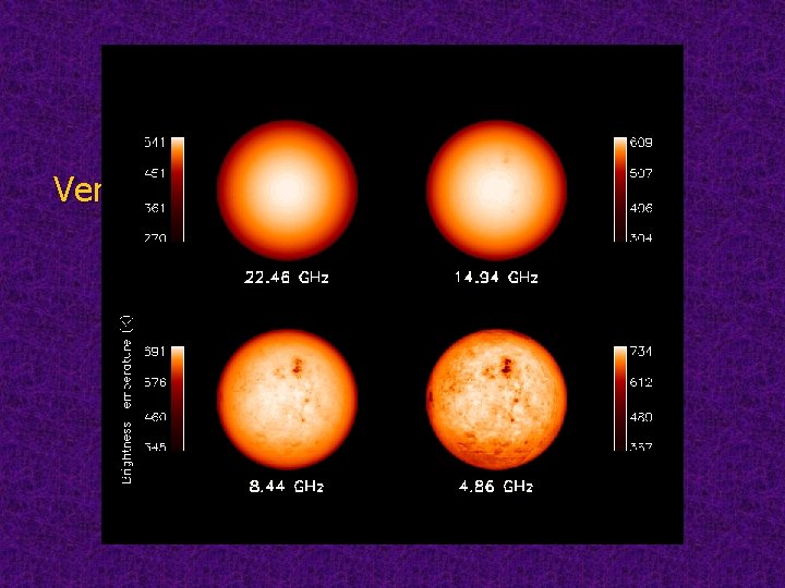 Real Data - an example Venus models at C, X, U, and K-bands: 