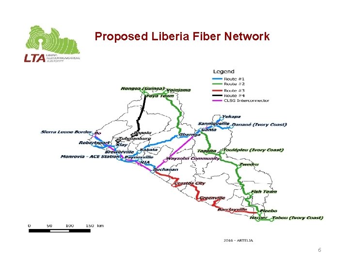 Proposed Liberia Fiber Network 6 