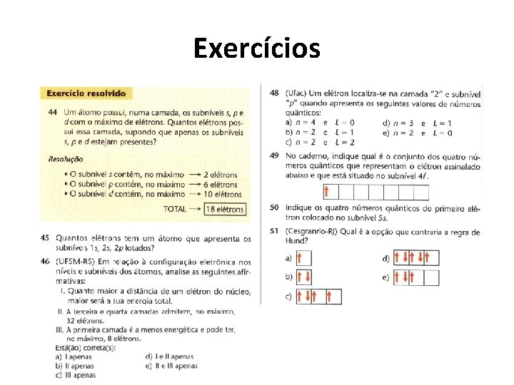 Exercícios 