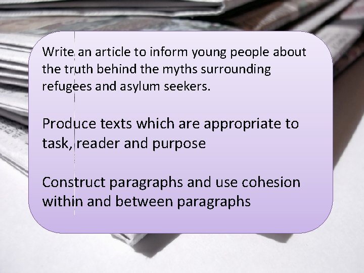 Write an article to inform young people about the truth behind the myths surrounding