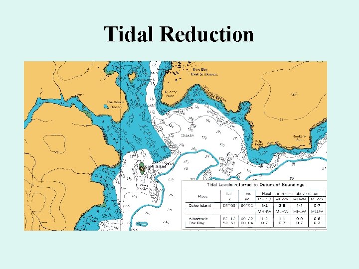 Tidal Reduction 